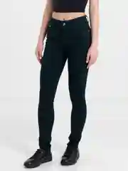 Тёмно-зелёный джинсы женские skinny, цветные, средняя посадка