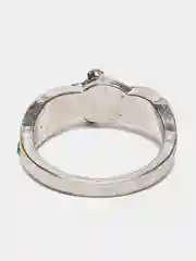Серебряный кольцо с крестиком