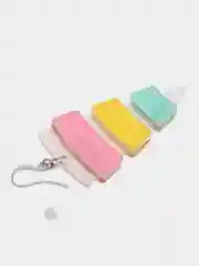 Серьги Легкость ручной работы из органического стекла (акрила), ORGALICA