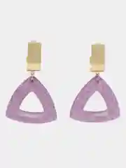Фиолетовый серьги