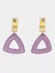 Фиолетовый серьги