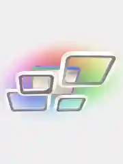 Управляемая потолочная люстра светодиодная с пультом Estares Oval RGB 75W ,до 20 кв.м
