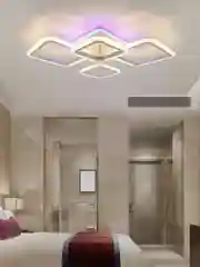 Управляемая потолочная люстра светодиодная с пультом Estares Oval RGB 75W ,до 20 кв.м