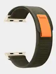 Бежевый меланж ремешок для смарт-часов Apple Watch Trail Loop нейлоновый текстильный 42-49 мм ULTRA