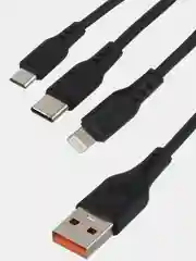 Кабель для зарядки телефона GoPower USB Type-C/microUSB/Lightning iphone андроид