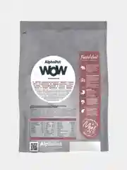 Сухой корм AlphaPet WOW для взрослых кошек и котов, c говядиной и печенью, 350 г