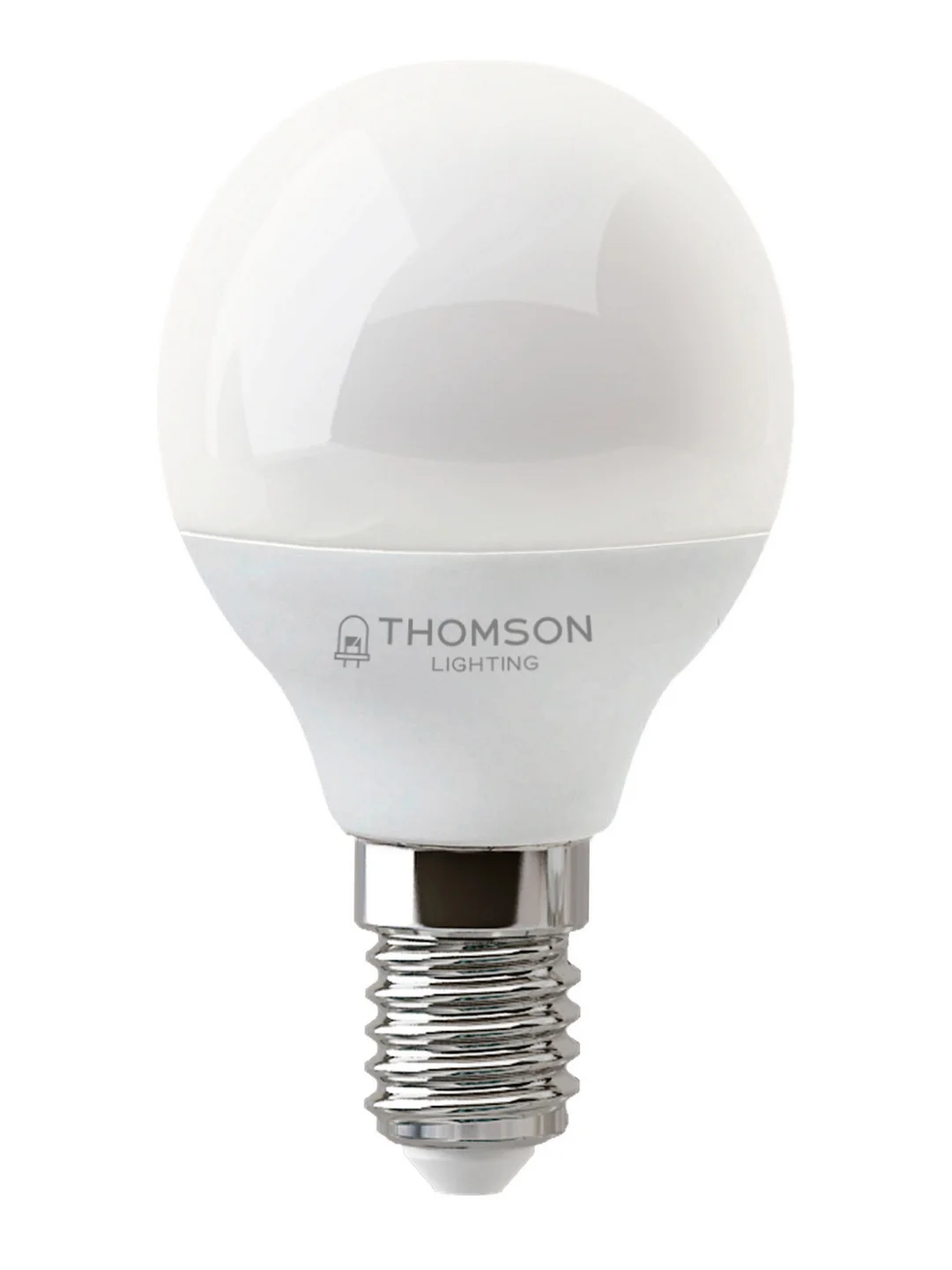Лампочка светодиодная THOMSON TH-B2314 4 Вт, E14, шар, 6500K холодный белый свет