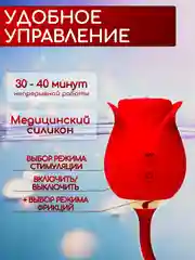 Вибратор, Вакуумно-волновой вибратор / Клиторальный стимулятор Роза 2в1