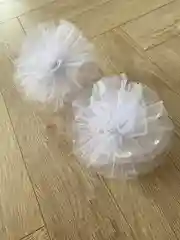 Школьный бант для волос, белый, 2 штуки