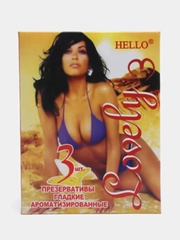 Презервативы Hello , 3 штуки в упаковке