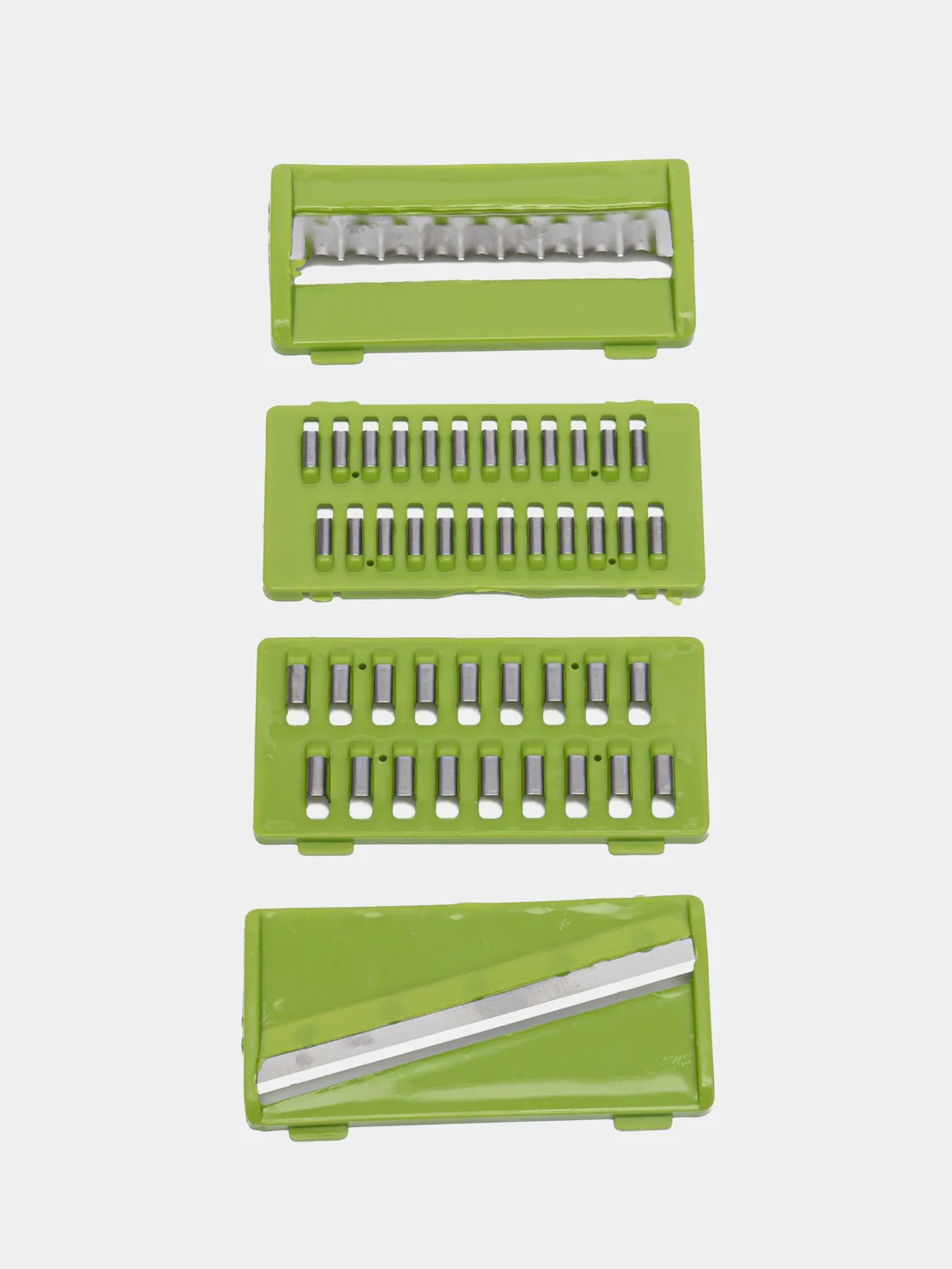 Серый терка для овощей / Овощерезка ручная универсальная Nicer Dicer