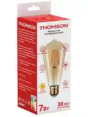 Лампочка светодиодная филамент. THOMSON TH-B2129 7 Вт, E27, ST64, edison, 2400K теп. свет