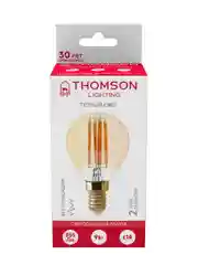 Лампочка светодиодная филаментная THOMSON TH-B2123 9 Вт, E14, шар, 2400K теплый свет