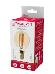 Лампочка светодиодная филаментная THOMSON TH-B2123 9 Вт, E14, шар, 2400K теплый свет