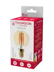 Лампочка светодиодная филаментная THOMSON TH-B2122 7 Вт, E14, шар, 2400K теплый свет