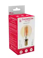 Лампочка светодиодная филаментная THOMSON TH-B2122 7 Вт, E14, шар, 2400K теплый свет