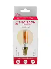 Лампочка светодиодная филаментная THOMSON TH-B2122 7 Вт, E14, шар, 2400K теплый свет