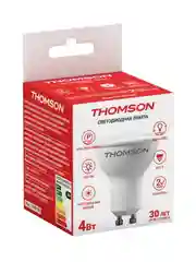 Лампочка светодиодная THOMSON TH-B2104 4 Вт, GU10, MR16, полусфера, 4000K дневной свет