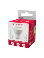 Лампочка светодиодная THOMSON TH-B2103 4 Вт, GU10, MR16, полусфера, 3000K теплый свет