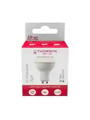 Лампочка светодиодная THOMSON TH-B2103 4 Вт, GU10, MR16, полусфера, 3000K теплый свет