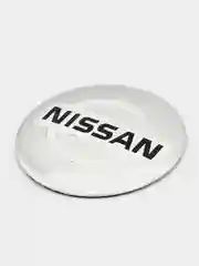 Хром наклейки на диски, колпаки Nissan сферическая, изогнутая ниссан, 4 штуки
