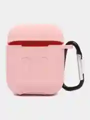 Чехол для Airpods 1/2 розовый