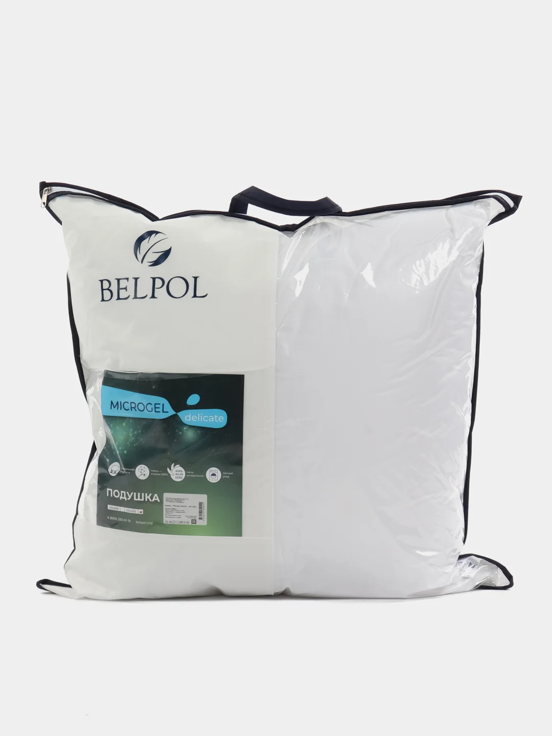 Подушка BelPol BP Microgel delicate белый 48х68, 68х68 батист