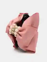 Розовый краб для волос, 6 см