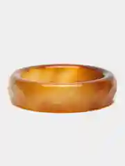 Бежевый меланж кольцо гранёное
