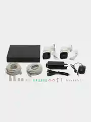 Комплект IP видеонаблюдения Ps-Link KIT-C202IP-POE 2 камеры для улицы 2 Мп с POE