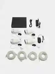 Комплект IP видеонаблюдения Ps-Link KIT-C504IP-POE 4 камеры для улицы 5Мп с POE