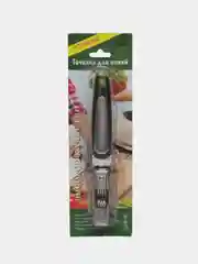 Точилка для ножей, ножеточка кухонная, металлическая
