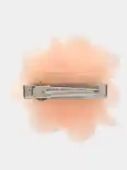 Коралловый меланж заколка