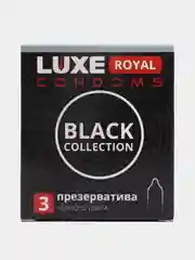 Черный презервативы Luxe