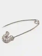 Брошь Main Dizzain из серебра с фианитами