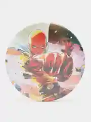 Голубой значки по мотивам аниме Ванпанчмен (One Punch Man)