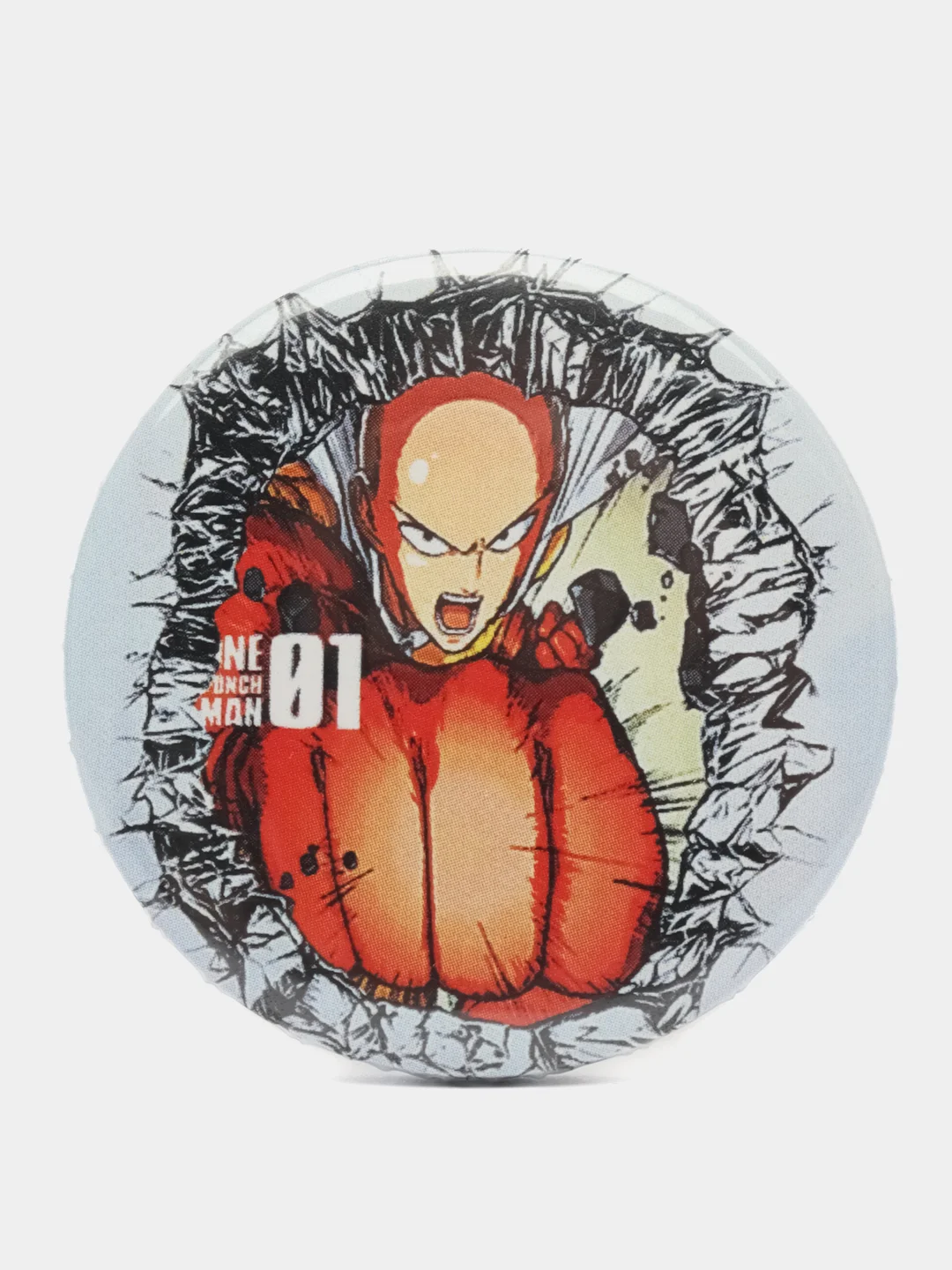 Зеленый значки по мотивам аниме Ванпанчмен (One Punch Man)
