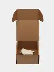Белый статуэтка Кот