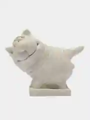 Белый статуэтка Кот