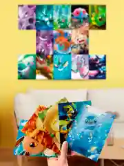 Мини постеры - аниме Pokemon, 50 шт