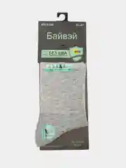 Серый носки мужские БАЙВЭЙ 6100