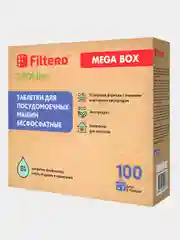 Таблетки для посудомоечных машин бесфосфатные Filtero Ecoline, 100 + 7 штук