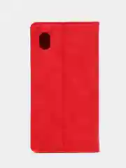 Красный чехол книжка Samsung A01 Core