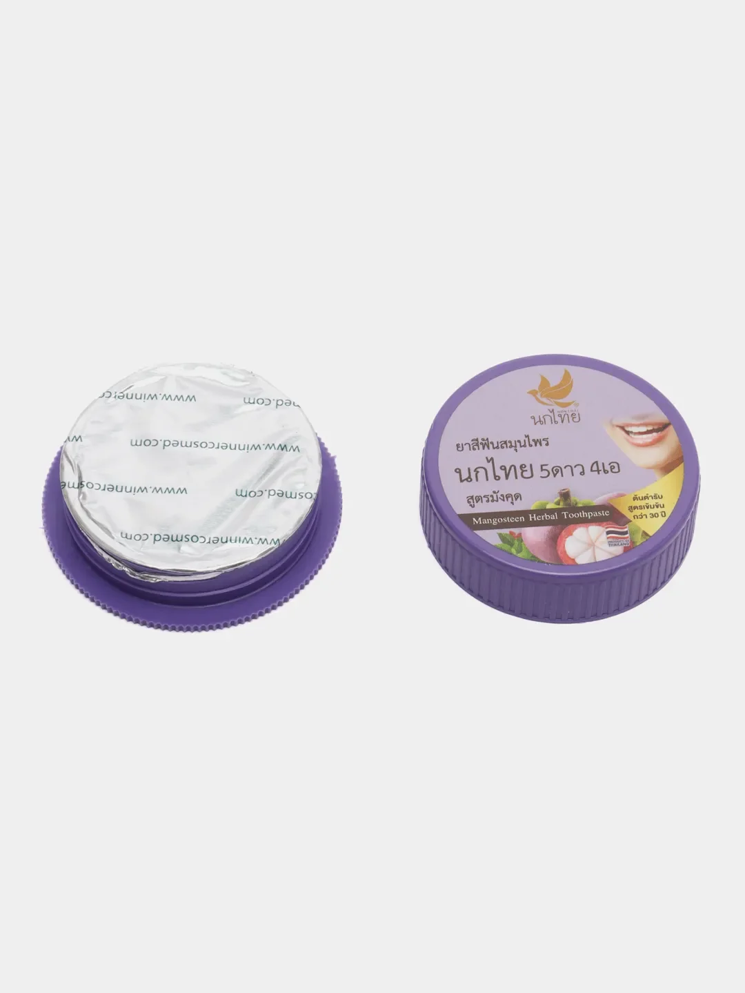 Отбеливающая зубная паста Nokthai, 25 гр, антибактериальная / Тайская аптека