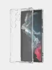Чехол для Samsung Galaxy S24 Ultra / Самсунг Галакси С24 Ультра, прозрачный, силиконовый