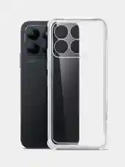 Чехол Honor X8b / Хонор Х8б, прозрачный, силиконовый, противоударный