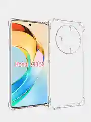 Прозрачный чехол для Honor X9b / Хонор Х9б, прозрачный, силиконовый, противоударный