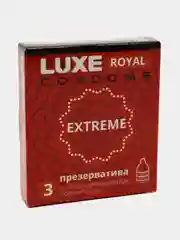 Презервативы текстурированные с точечной и рифленой поверхностью LUXE ROYAL EXTREME, 3 шт