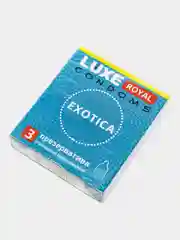 Презервативы текстурированные с точечной поверхностью LUXE ROYAL EXOTICA, 3 шт