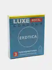 Презервативы текстурированные с точечной поверхностью LUXE ROYAL EXOTICA, 3 шт